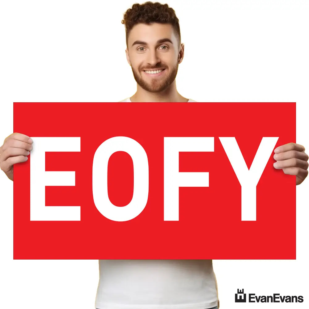 eofy corflute poster