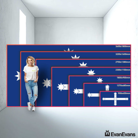 Knitted Polyester Eureka Flag