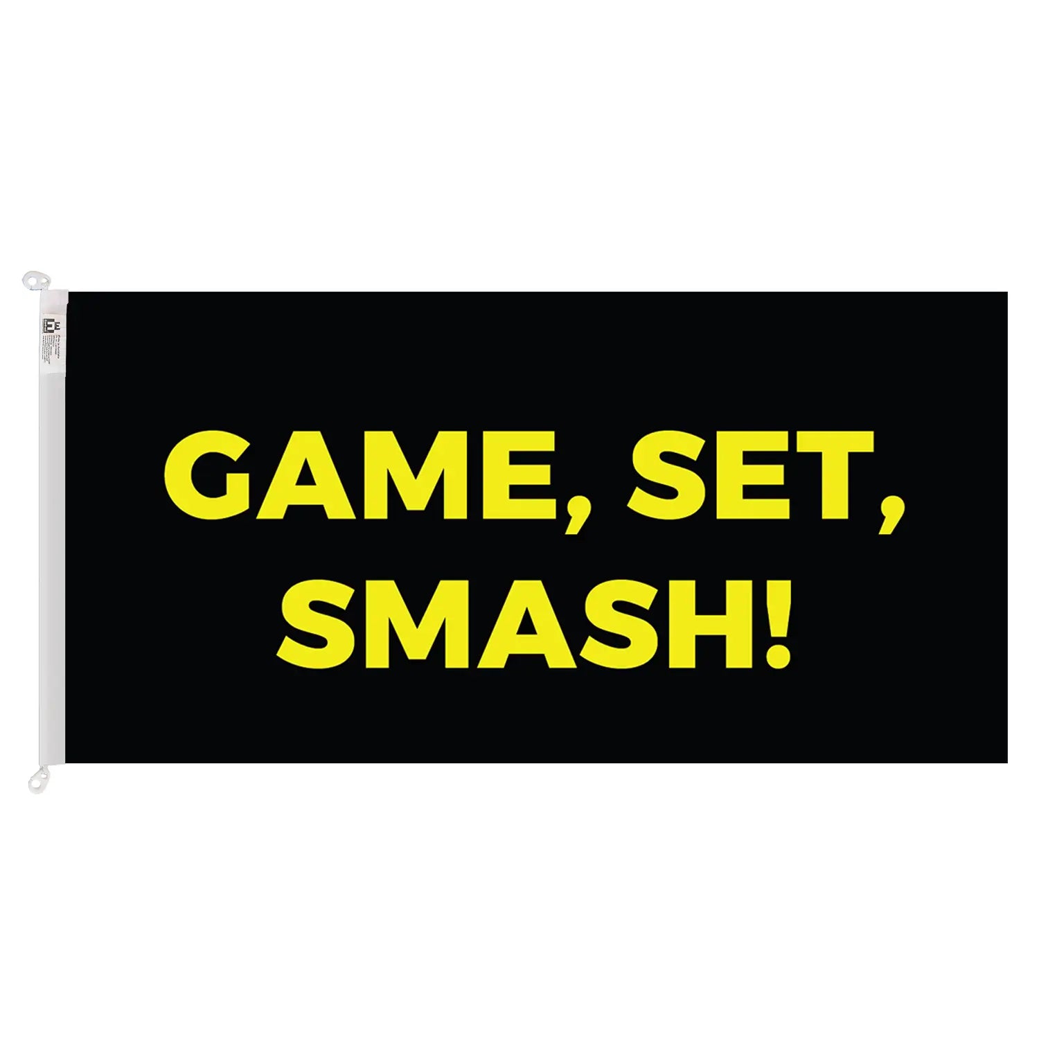 game set smash trilobal sporting flag