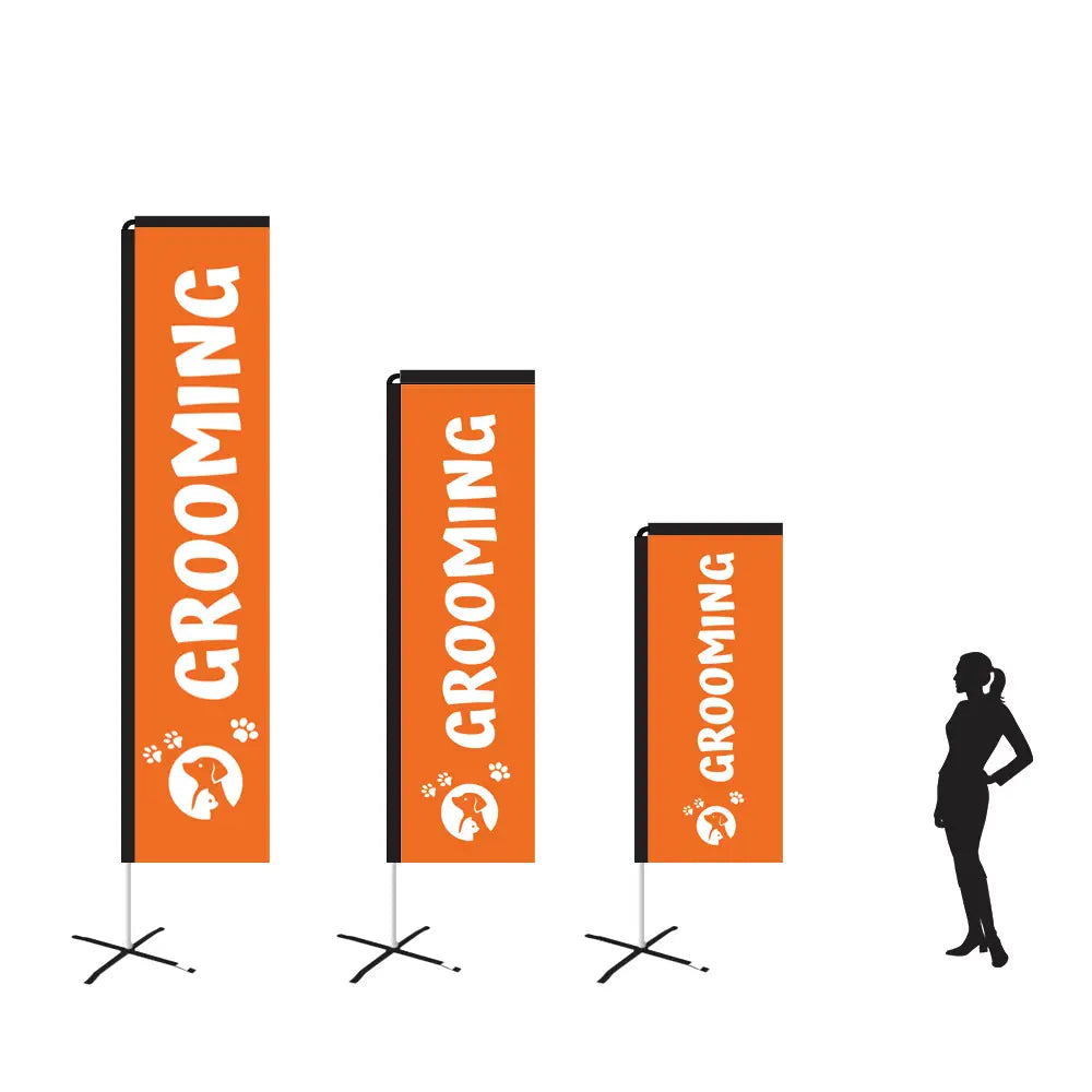 grooming orange rectangle flag