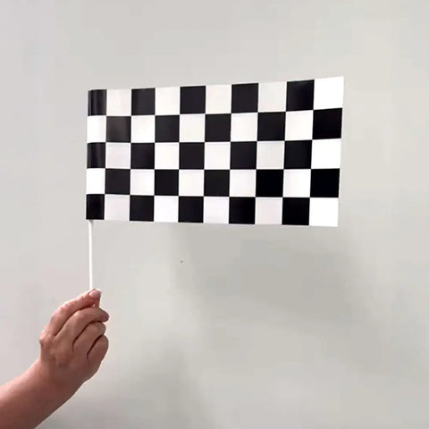 handwaver checkered flag