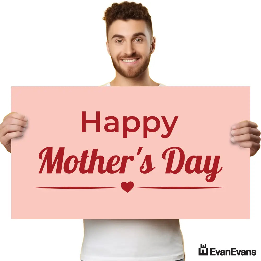 happy mothers day corflute poster