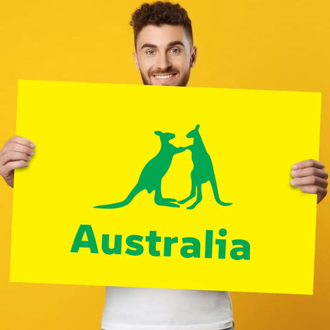 hold sign australia corflute