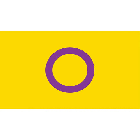 intersex pride corflute poster