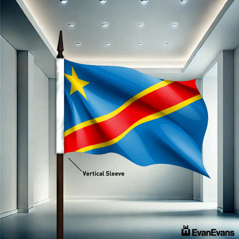 knitted polyester Democratic Republic of the Congo vertical sleeve