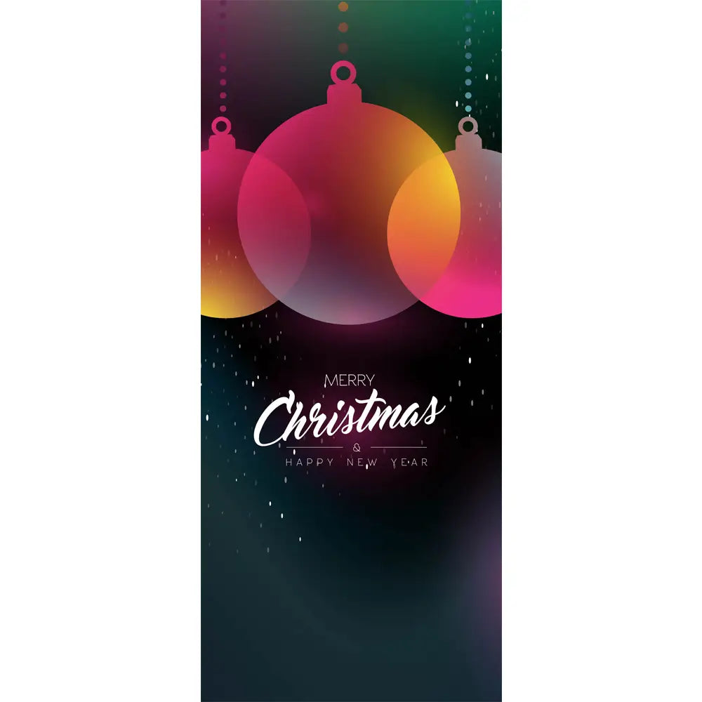 knitted polyester christmas balls portrait merry christmas flag