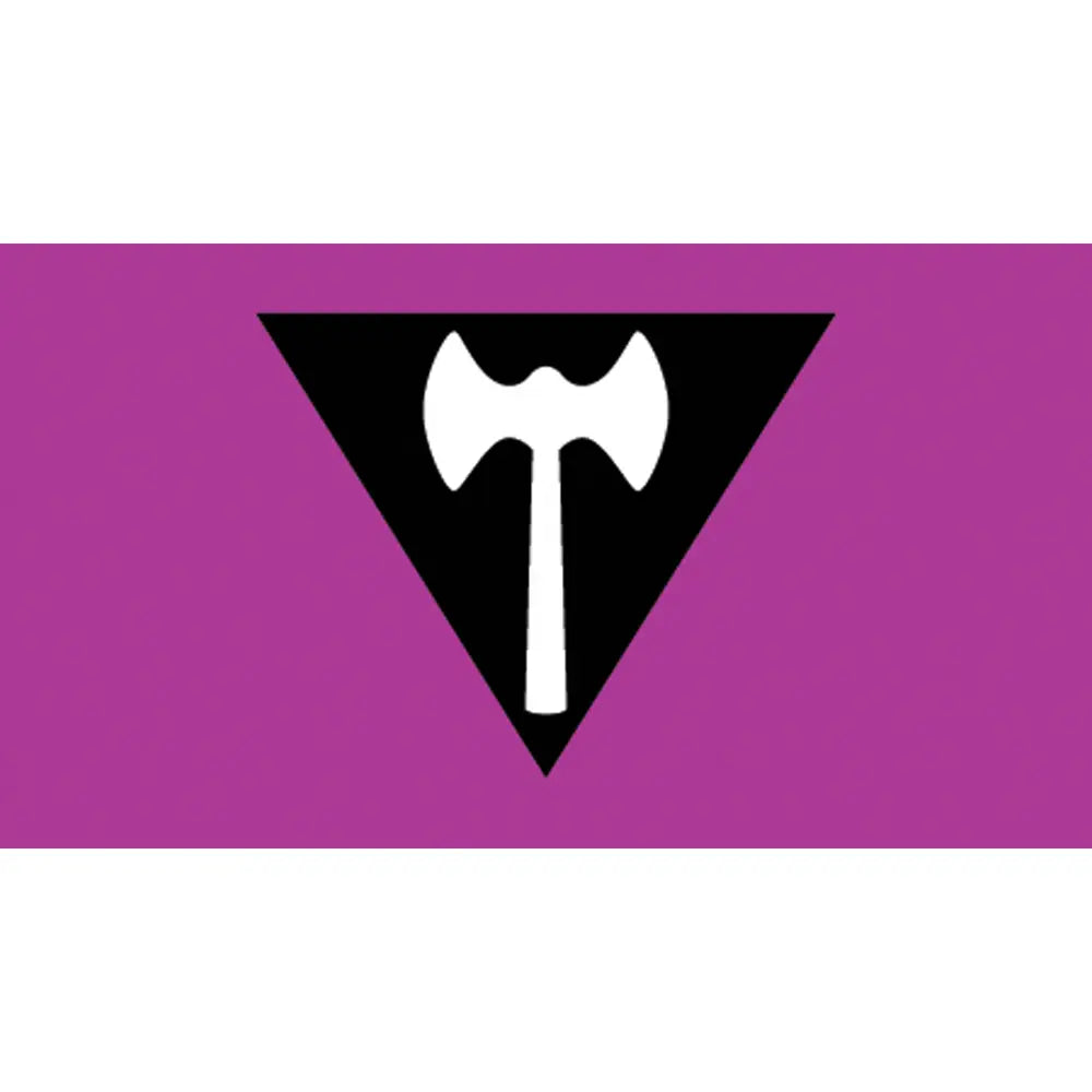 labrys lesbian pride corflute poster