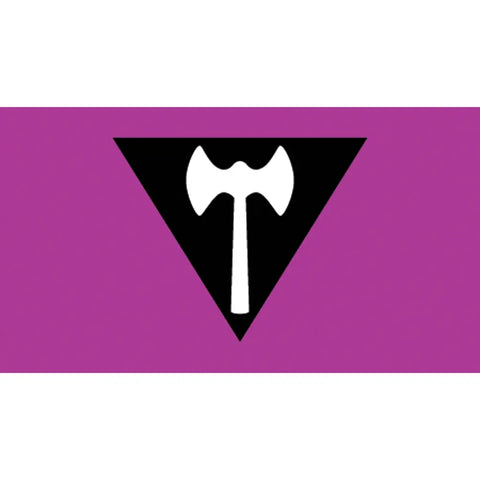 labrys lesbian pride corflute poster