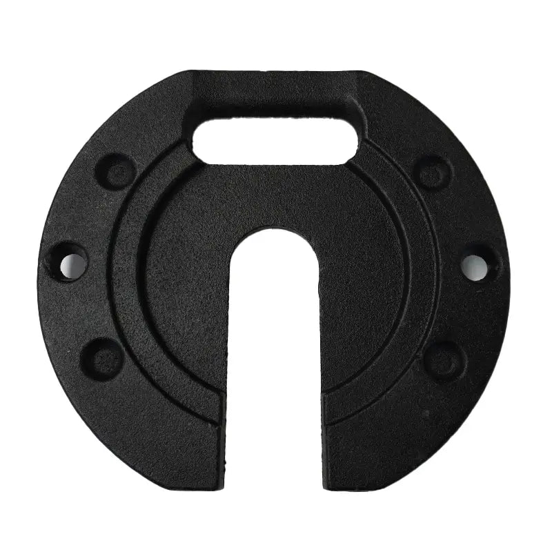 marquee weights with grooves