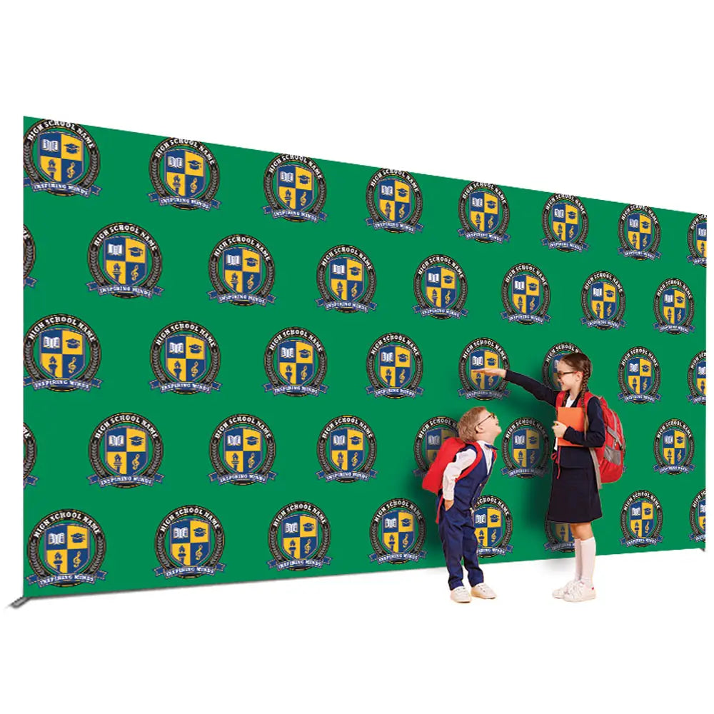 mediawall green with students