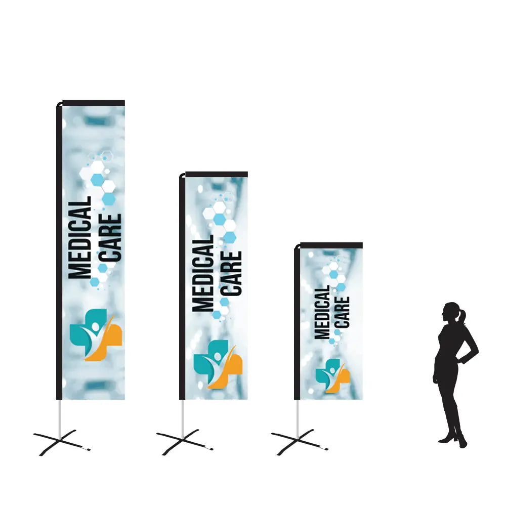 medical white rectangle flag