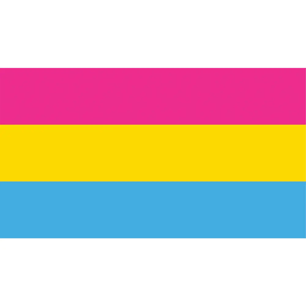 pansexual pride corflute poster
