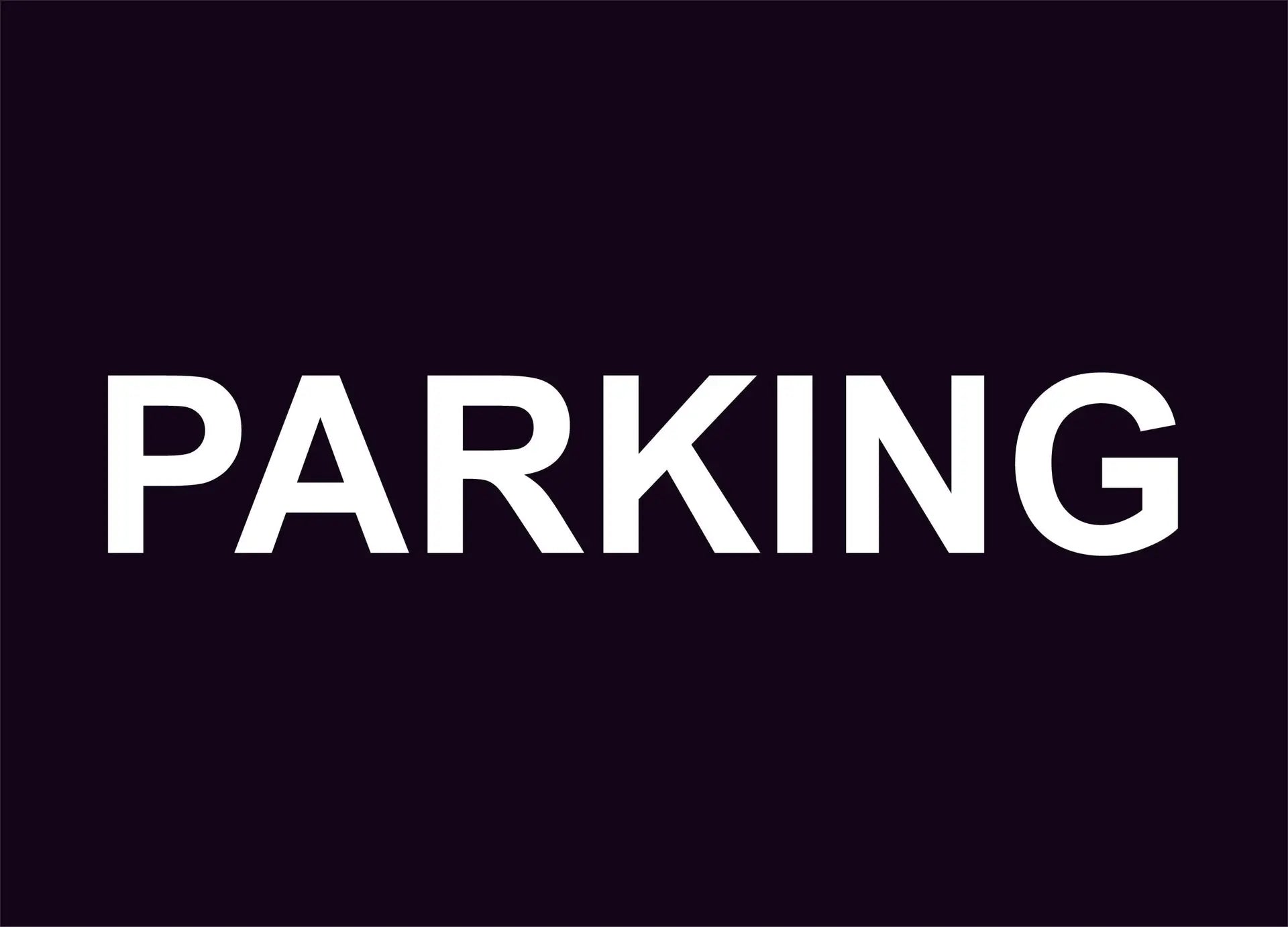 parking signage
