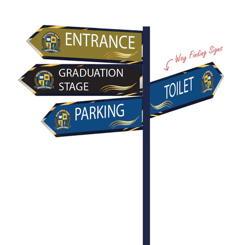 school way finding signs