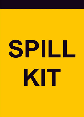 spill kit construction sign