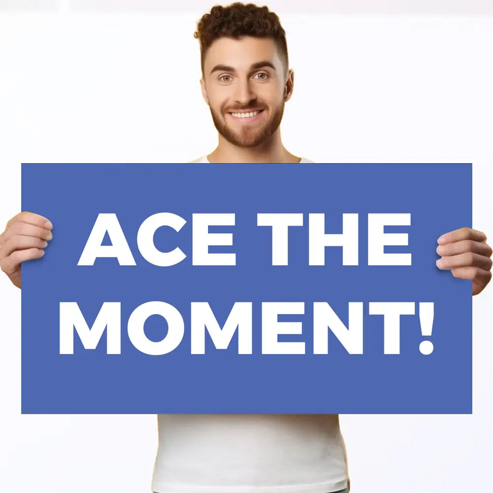 sporting corflute ace the moment poster