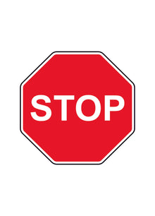 stop construction sign