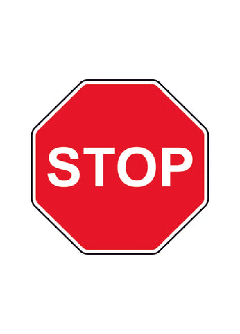 stop construction sign
