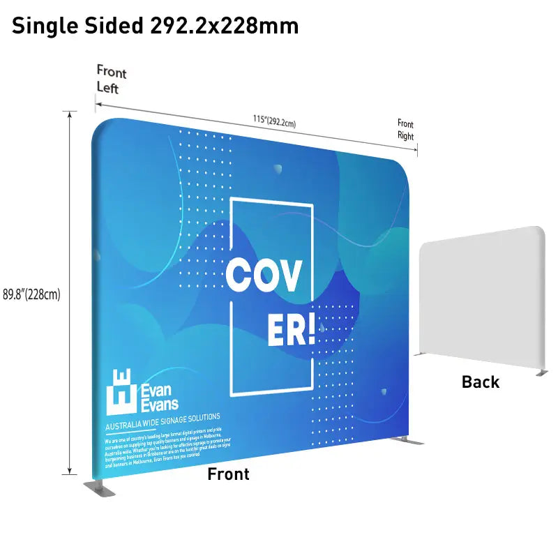 straightline media wall image large sigle sided