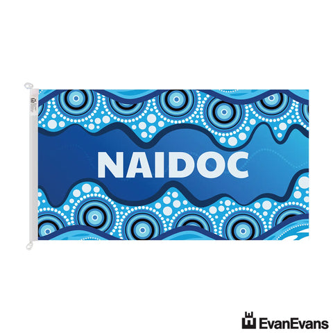 trilobal header with loop naidoc flag in blue